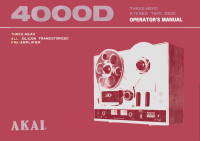 Akai 4000-D-Owners-Manual 